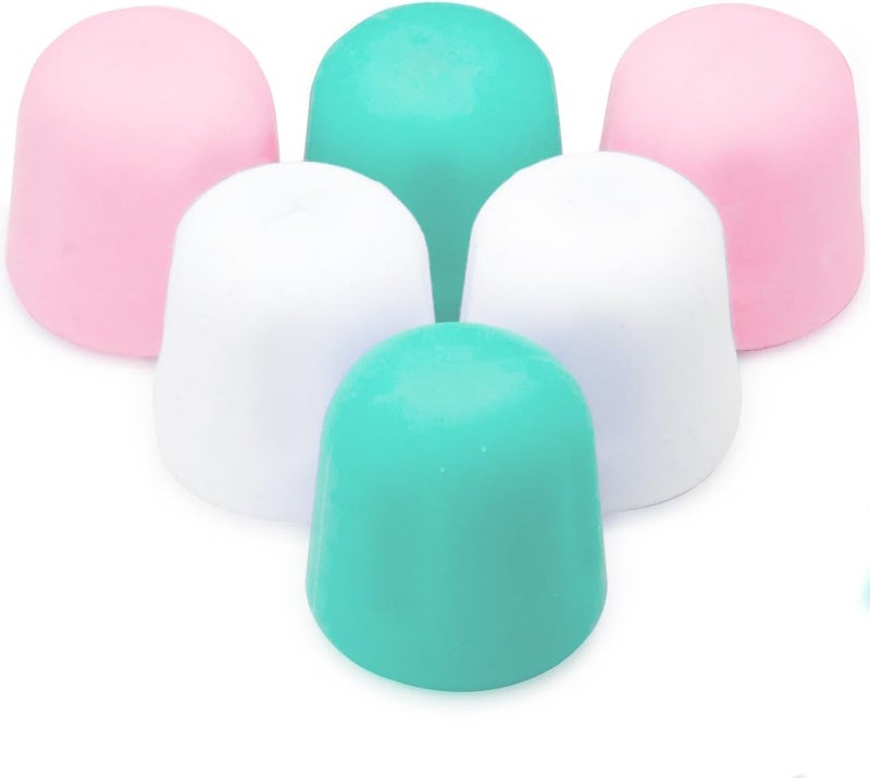 Tilcare Self Closing Toothpaste Caps 6-Pack by - No Waste Cap Dispensers for Adult and Kids Bathroom - Mess-Free Toothpaste Lids - Easy to Use, Food Grade Silicone and BPA-Free Toppers - Image 1